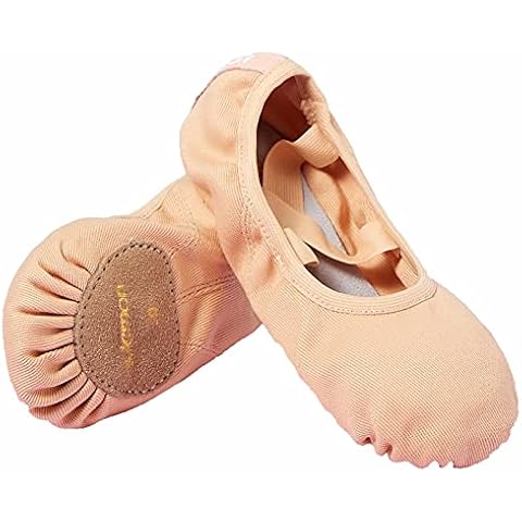 s.lemon Ballettschuhe,Elastische Leinen Geteilte Sohle Ballettschläppchen Ballet Schuhe Ballettschuhe Cover