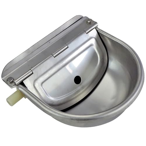 Abustle Pig Automatic Cow Drinking Water Bowl,304 Stainless Steel Animal Waterer Bowl For Horse,Goat,Pig,Dog thumb #8