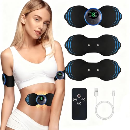 COODAY TENS-eenheid, oplaadbaar nekmassageapparaat, 8 modi, 19 frequenties, voor pijnverlichting door elektrostimulatie, EMS-training, massagefunctie