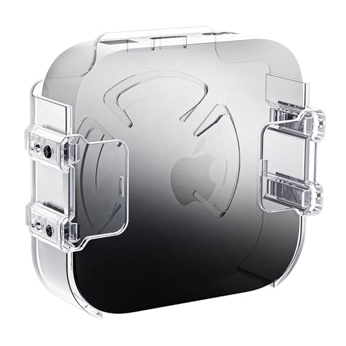 Soporte para Apple TV detrás de TV, 3 opciones de montaje (detrás del montaje de TV, soporte de celda o montaje en pared) Soporte de Apple TV compatible con todas las generaciones de Apple TV