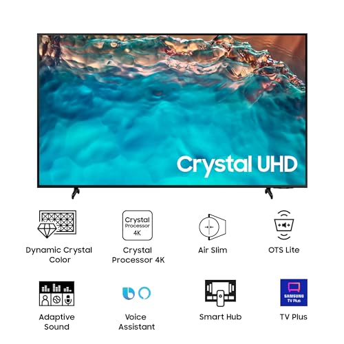 Image of Samsung 138 cm (55 inches) 4K Ultra HD Smart LED TV UA55BU8000KLXL (Black)