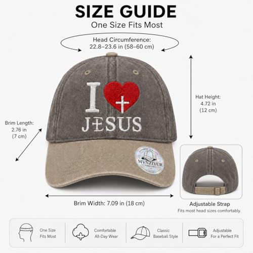 Image of I, Love Embroidered Baseball Cap