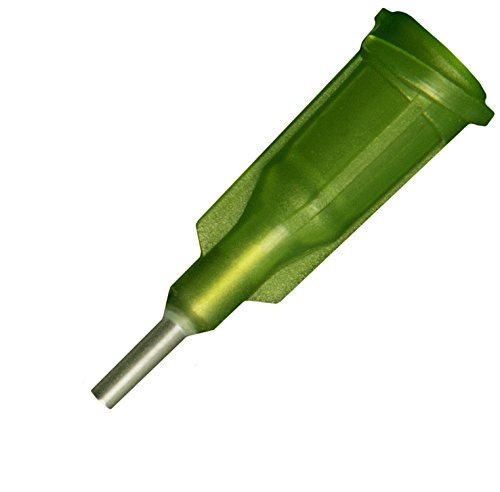 Olive Blunt Dispensing Tip, 14 Gauge, 0.25" PP Flexible Luer Lock Fill Needle, Pack of 20-image-45