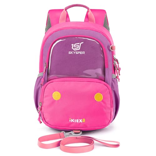 SKYSPER Kinderrucksack 8L Wanderrucksack mit Brustgurt Kindergarten Rucksack für 1-4 Jährige Kinder, Jungen und Mädchen