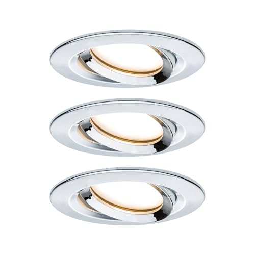 Spot Paulmann Spot Encastré Led Nova Orientable - Blanc/chromé - 7w