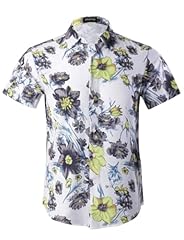 Floral White Black Yellow