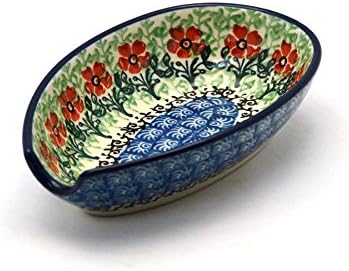 Polish Pottery Spoon Rest - Maraschino