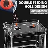 Aquarium Breeding Box for Fish Tank, Aquarium Hatchery Incubator Tank with Suction Cups, Isolation Hatching Boxes Baby Fish Separator, Brine Shrimp Hatchery for Baby Small Fishs Shrimp Betta - Image 6