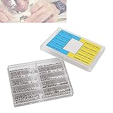 HOCHWERTIGES MATERIAL: Diese Uhrenschraube aus Edelstahlmaterial, stark, hohe Härte und Haltbarkeit, Festigkeit und Haltbarkeit, schützt Ihre Uhr. Hauptsächlich zur Reparatur der Abdeckung der Uhr verwendet, stabil und praktisch