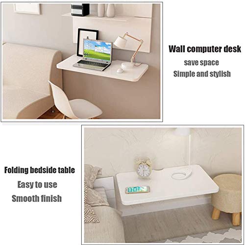 Table murale pliante à abattant pour salle à manger et bureau convertible
