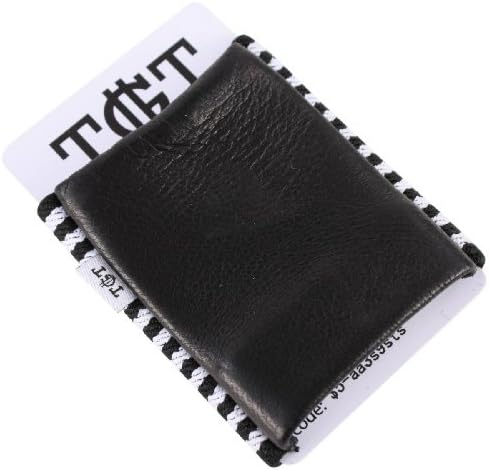 TGT Wallets Mens Stone 2.0 Elastic Card Holder - Black/White