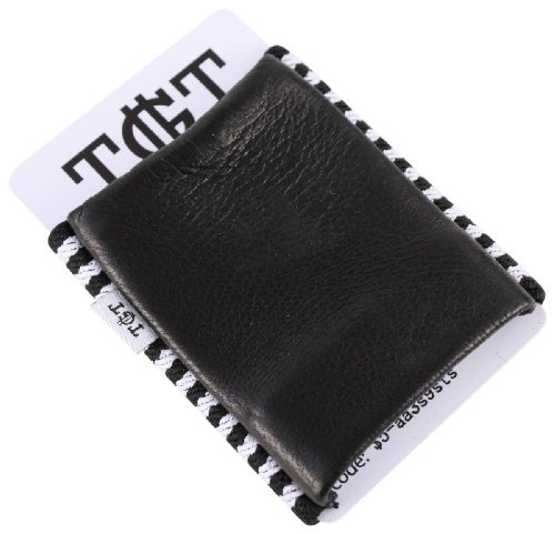 Tgt Wallets Mens Stone 2.0 Elastic Card Holder - Black/White #TOP1
