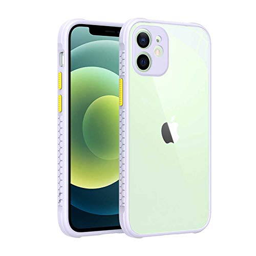 Zore Apple ile uyumlu iPhone 12 Kılıf ​​Kaff Kapak Mor