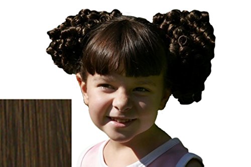 Cheerleader Ringlet Curl Drawstring Pigtails (6: Chestnut Brown)
