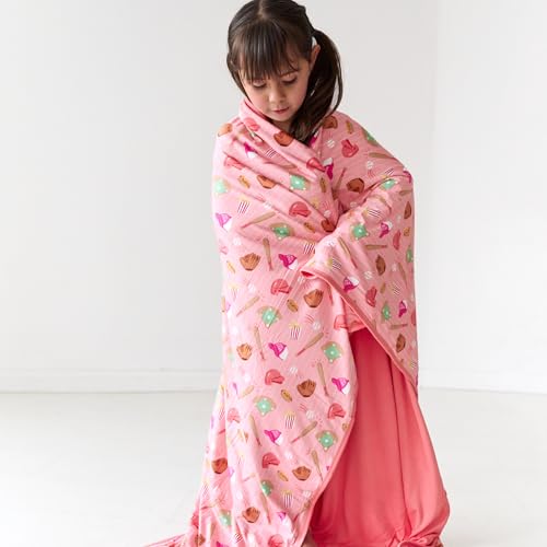 Image of Little Sleepies Cloud Blanket, 50 inch x 50 inch, Large, Pink All Stars