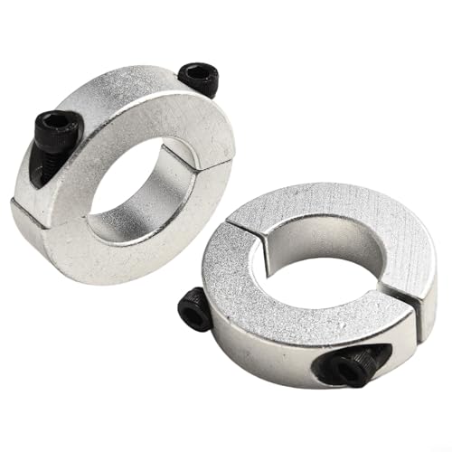 FABULETTA Double Split Shaft Collar Clamp Ring 20mm To 30mm Bore Adjustable Positioner Aluminum...