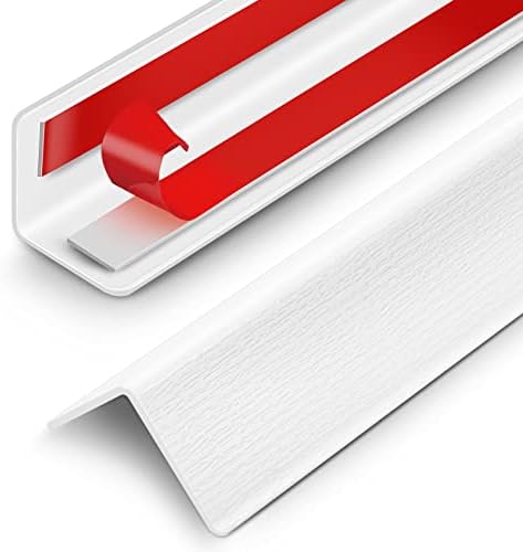AGHITG Wall Corner Protector,Self Adhesive Corner Guards for Walls Edge Protector for Walls.1.58 '' W x 59 ''L Double Side Furniture Corner & Edge Safety Bumpers,2PCS.