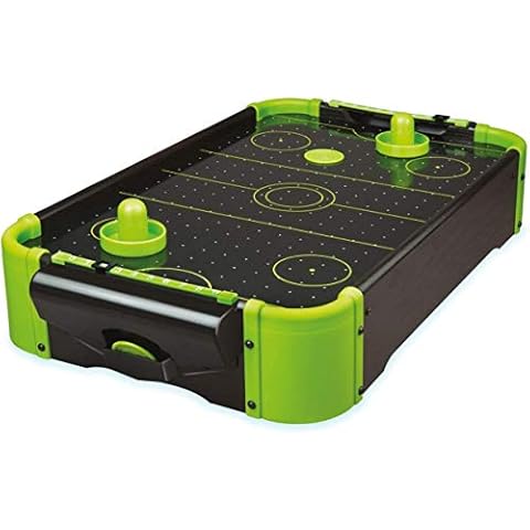 Juego de Mesa de Air Hockey Funtime Gifts PL7780 de 20 Pulgadas, Color Neón Cover