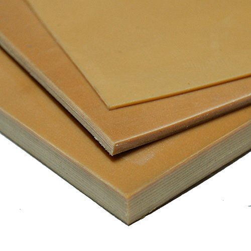 Rubber-Cal Pure Gum Rubber - Commerical Grade - 40A - Rubber Sheet - Tan Gum in Color - 3/16