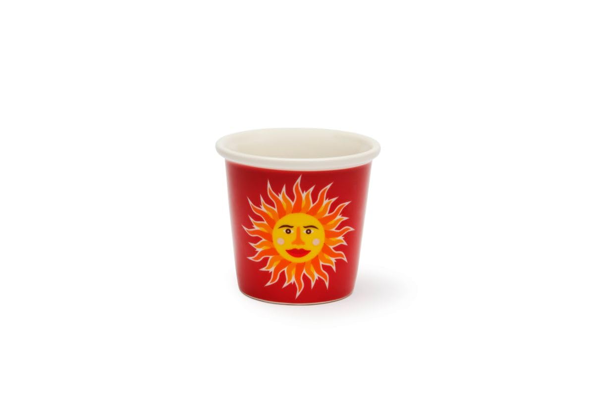 Excelsa Sicilian Rhapsody Set 6 bicchierini da caffè, stile siciliano, porcellana