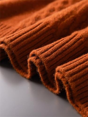 Men's Turtleneck Merino Wool Sweater Thick Pullover Long Sleeve Casual Comfortable Soft Warm Winter Top4