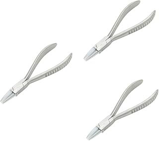 HEMOTON 3pcs Eye Mini Pliers for Repair Diy Pliers Diy Tools Optician Repair Pliers Spectacle Frame Pliers Plier Multi-purpose Optical Optician Tool Glasses Pile Head