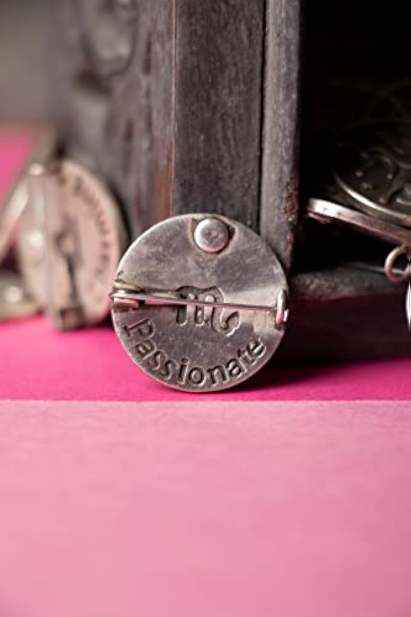 925 Sterling Silver Scorpio Sun Sign Brooch, Handcrafted Oxidized