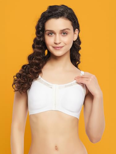 Image of Clovia Women Non-Padded Cotton Bra- Full Coverage, Wirefree