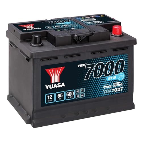 Yuasa YBX7027 12V 65Ah 600CCA EFB Maintenance Free Start Stop Car Battery