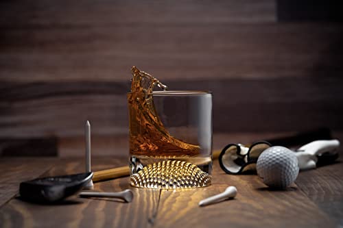 The Wine Savant Golf Ball Whiskey Glasses Set Of 2-8Oz Golf Gifts - Unique Whiskey Golf Glasses Set - Golf Gifts For Men & Women - Gifts For Golfers Golf Accessories Golf Ball Glasses (4 Pack) #TOP5