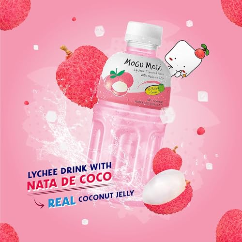 Image of Mogu Mogu Juice - Lychee, 300ml Bottle