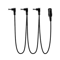 1 to 3 Way Daisy Chain Cable for 9V power adapter Up to 3 pedals can be connected to the power supply The cable length between each plug is 30cm Voltage: 9V,Current: 2000mA (Max) Package Included: 1x 3 way guitar effect pedal power supply splitter ca...