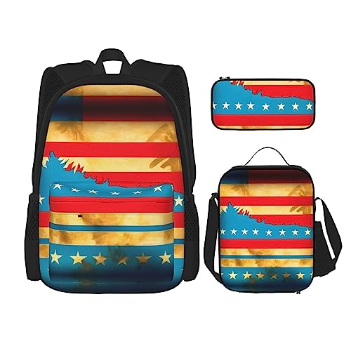 Sac à dos de voyage avec pochette crayons et sac repas pour organiser vos journées