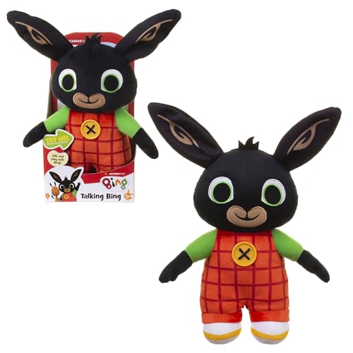 Giochi Preziosi Bing, Peluche de 35 cm Hablando en francés, Más de 15 Frases y Sonidos, Todo Dulce, Juguetes para Niños Desde el Nacimiento, BNG02