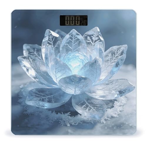 Báscula digital Frost Lotus con luz y sensores precisos miniatura 1