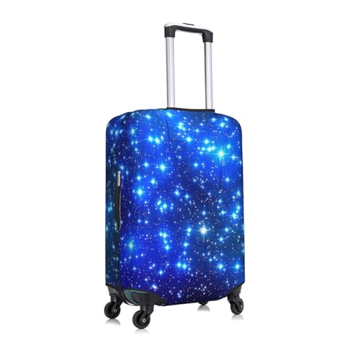 Blue Shining Stars Print Luggage Suitcase Covers Elastic Washable Luggage Protector Luggage Covers For Suitcase3