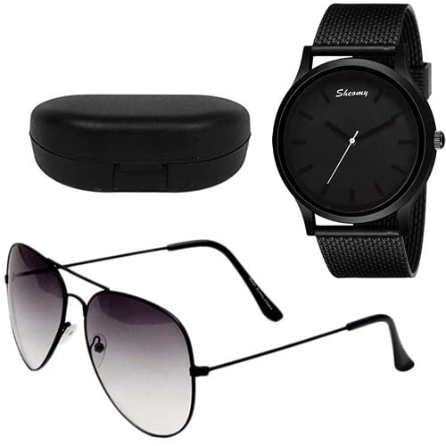 Sheomy Combo offer Pack of Sunglasses and watch combo (B01J9Y7ZIM)