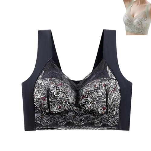 Gilet de soutien-gorge push-up sans jante anti-marques avec dos dentelle M