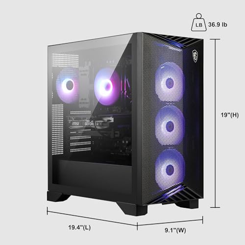 Image of msi Aegis Z2 Gaming Desktop AMD Octa-core Ryzen 7 7700 64GB RAM 1TB SSD GeForce RTX 5070 (DLSS 4) 750W 80+ Gold PSU ARGB Fan Air Cooling Win11 w /ICP Hub