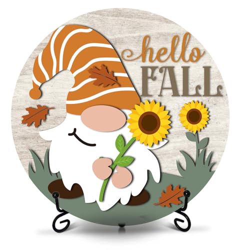 patcate Hello Fall Sunflower Desk Decor