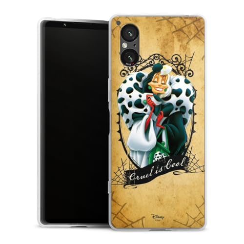 Coque Sony Xperia 5 V Disney Cruella cadeau idéal pour fans des 101 dalmatiens