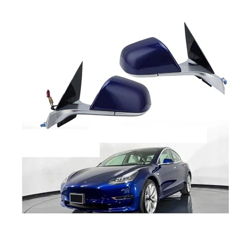 Rétroviseur extérieur Tesla Model 3 2018 2019 bleu 13 broches - 5
