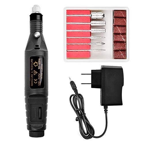 Kit profesional portátil para cuidado de uñas eléctrico miniatura 1