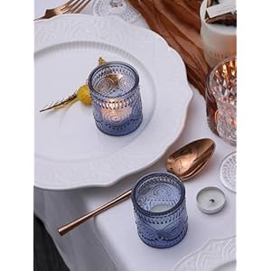 Devi24pcsnavybluevotivecandleholdersfortablecenterpiecesbluetealightcandleholderforbridalshowerdecorationsbohoweddingdecorationsforhomepartybluesunflowerdecor  Urban Country Home Decor Devi 24pcs navy blue votive candle holders for table centerpieces blue tealight candle holder for bridal shower decorations boho wedding decorations for home party blue sunflower decor  urban country home decor