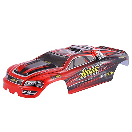 Wresetly Carcasa de coche RC para XINLEHONG 9116 S912 GPTOYS 9116 S912 9116 S912 S912 1/12 RC Auto Repuestos, Rojo