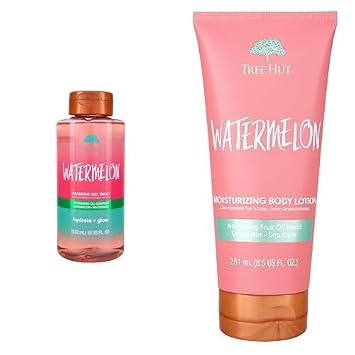 Tree hut WATERMELON GEL WASH & LOTION BUNDLE