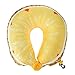 TIGERROSA Cuscino per cervicale Frutta Cuscino da Viaggio a Forma di U Nanoparticelle Cuscino per Collo Anguria Limone Kiwi Arancione Cuscini per Auto Cuscino Morbido Tessuti per la casa-Ananas