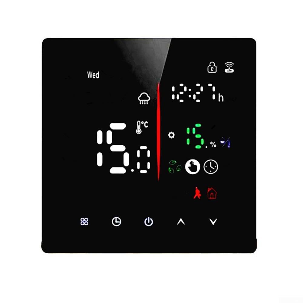Oceanlend Smart WiFi Thermostat 2.4G für Fußbodenheizung für tuya Smart(Black 16A Electric Heating)