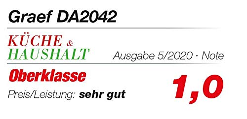 Foto von GRAEF Mini-Dörrautomat DA2042EU, mit 4 Edelstahl-Einschüben, 400 Watt, 24 Stunden Timer, Temperaturregler 35-80℃, sehr kompakt, schwarz