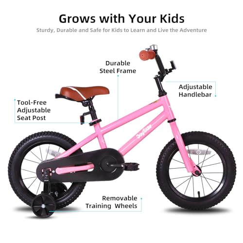 Image of JOYSTAR Kids Bike for Ages 2-12 Years Old Boys Girls, 12-20 Inch BMX Style Kid's Bikes with Training Wheels, Children Bicycle for Kids and Toddler, Multiple Colors